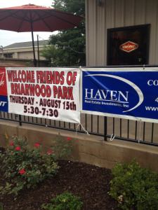 B'park  Pizza Shack sign